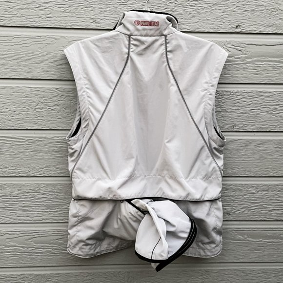 Vintage Pearl Izumi Convertible Cycling Jacket Vest, Silver / Gray, Men's Small - Picture 6 of 11
